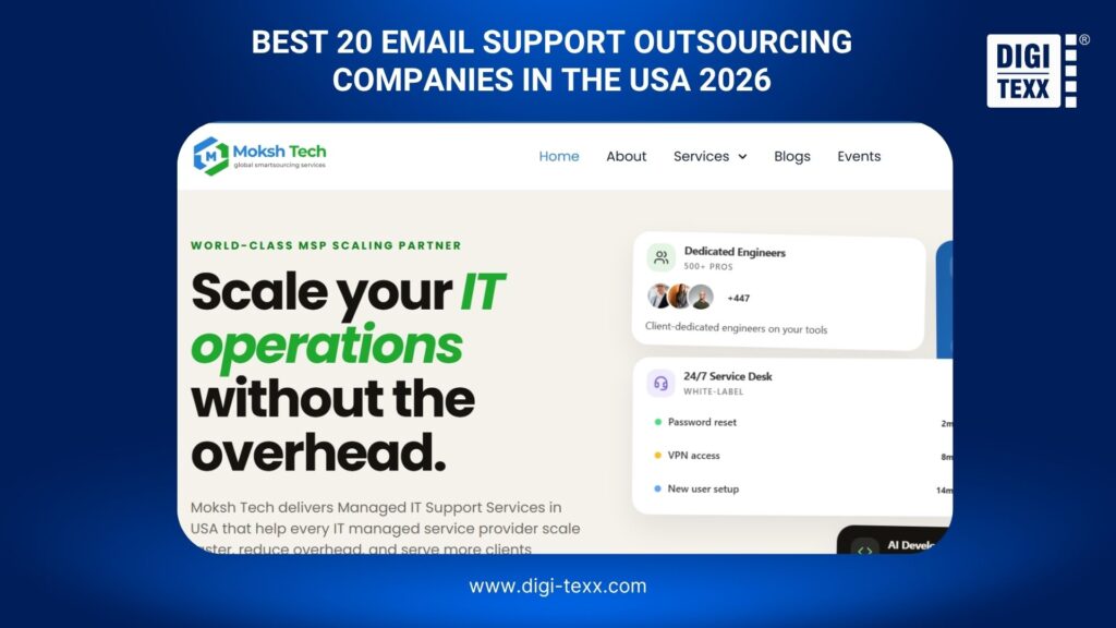 Moksh Tech IT support and technical ticket outsourcing services